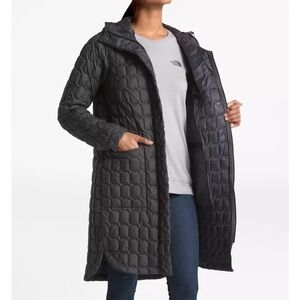 The North Face Thermoball™ Duster 249 Black Quilt Hoodie Lightweight Snow Ski XS